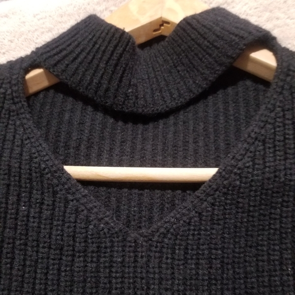 Bar III Sweater Shirt Long Sleeve Very Warm Black - Picture 9 of 9